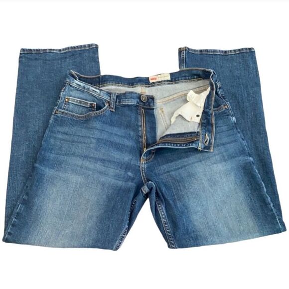 Wrangler Relaxed Boot Zip Fly Five Pocket Jeans Men Size 33 x 30 - Picture 1 of 5